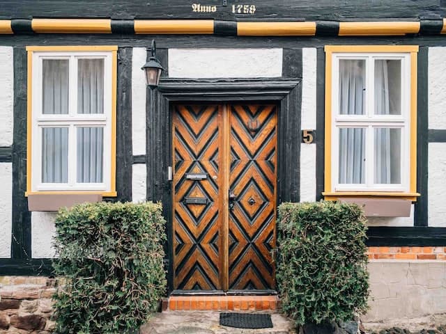 Wooden doors
